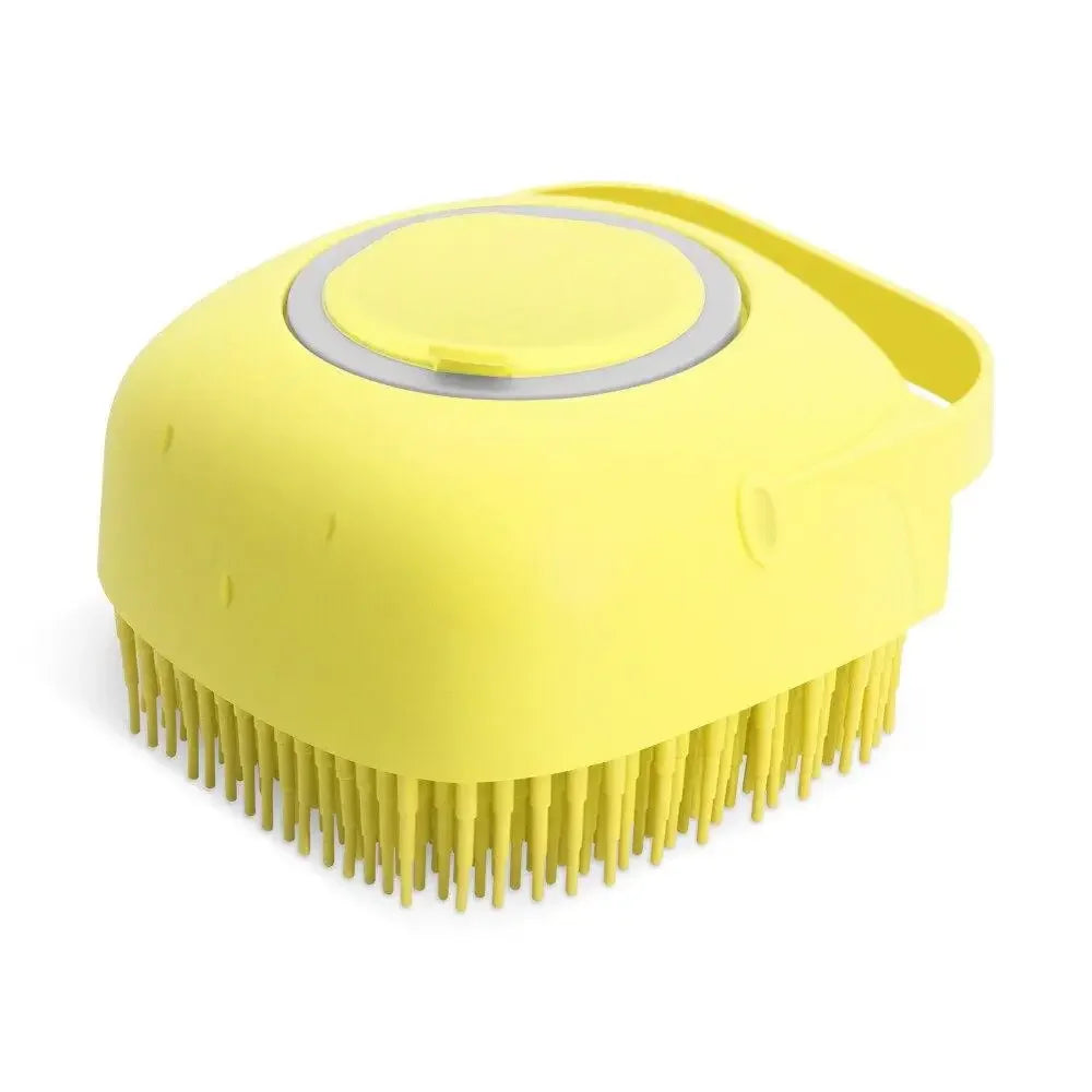 Soft Silicone Pet Shampoo Brush.