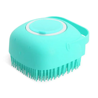 Soft Silicone Pet Shampoo Brush.