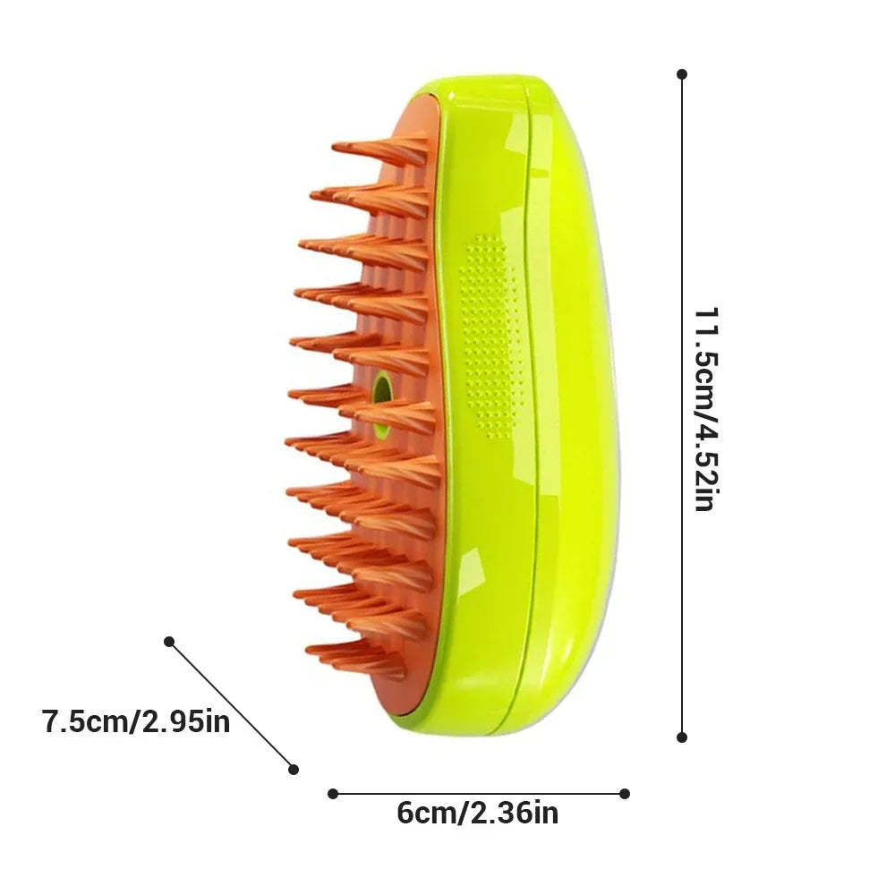 Stress-Free Pet Grooming Steam Brush