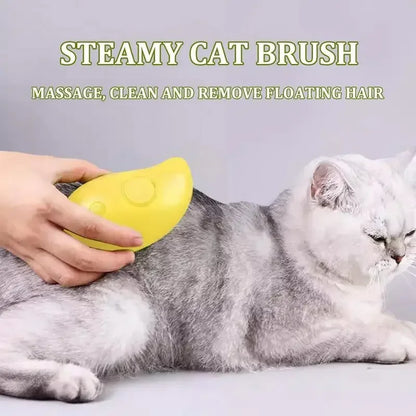 Stress-Free Pet Grooming Steam Brush