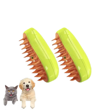 Stress-Free Pet Grooming Steam Brush