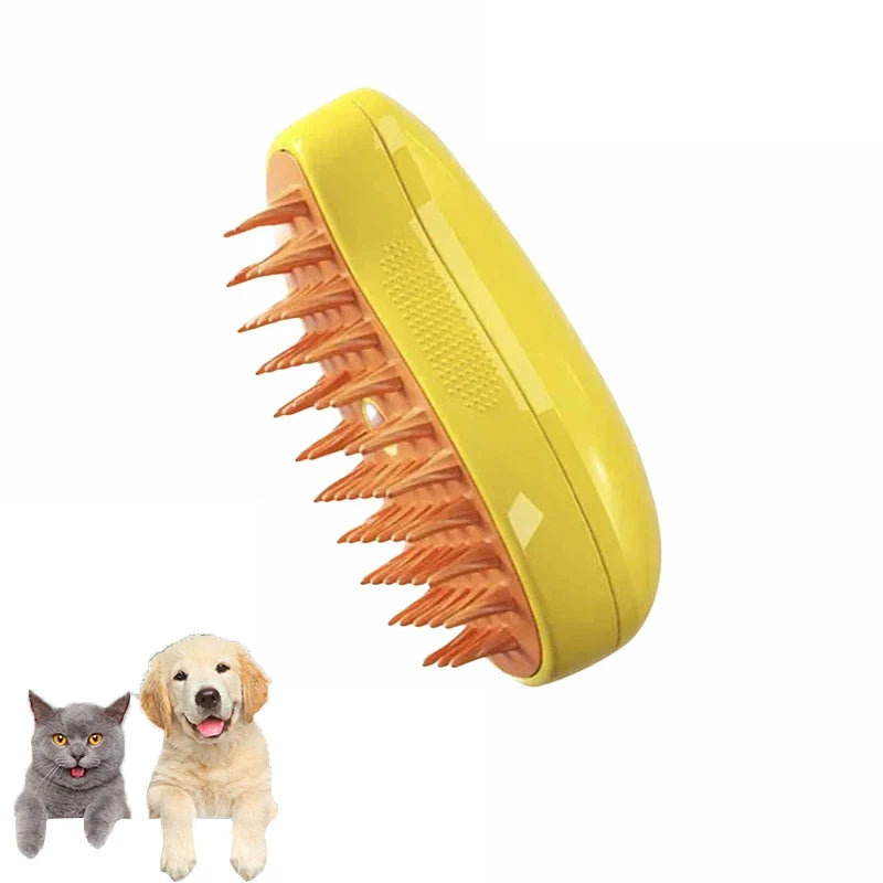 Stress-Free Pet Grooming Steam Brush