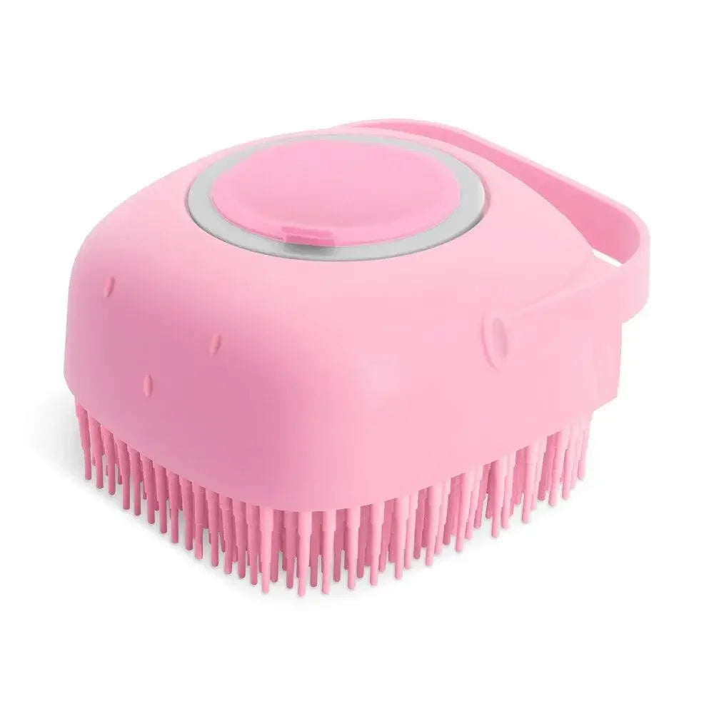 Soft Silicone Pet Shampoo Brush.