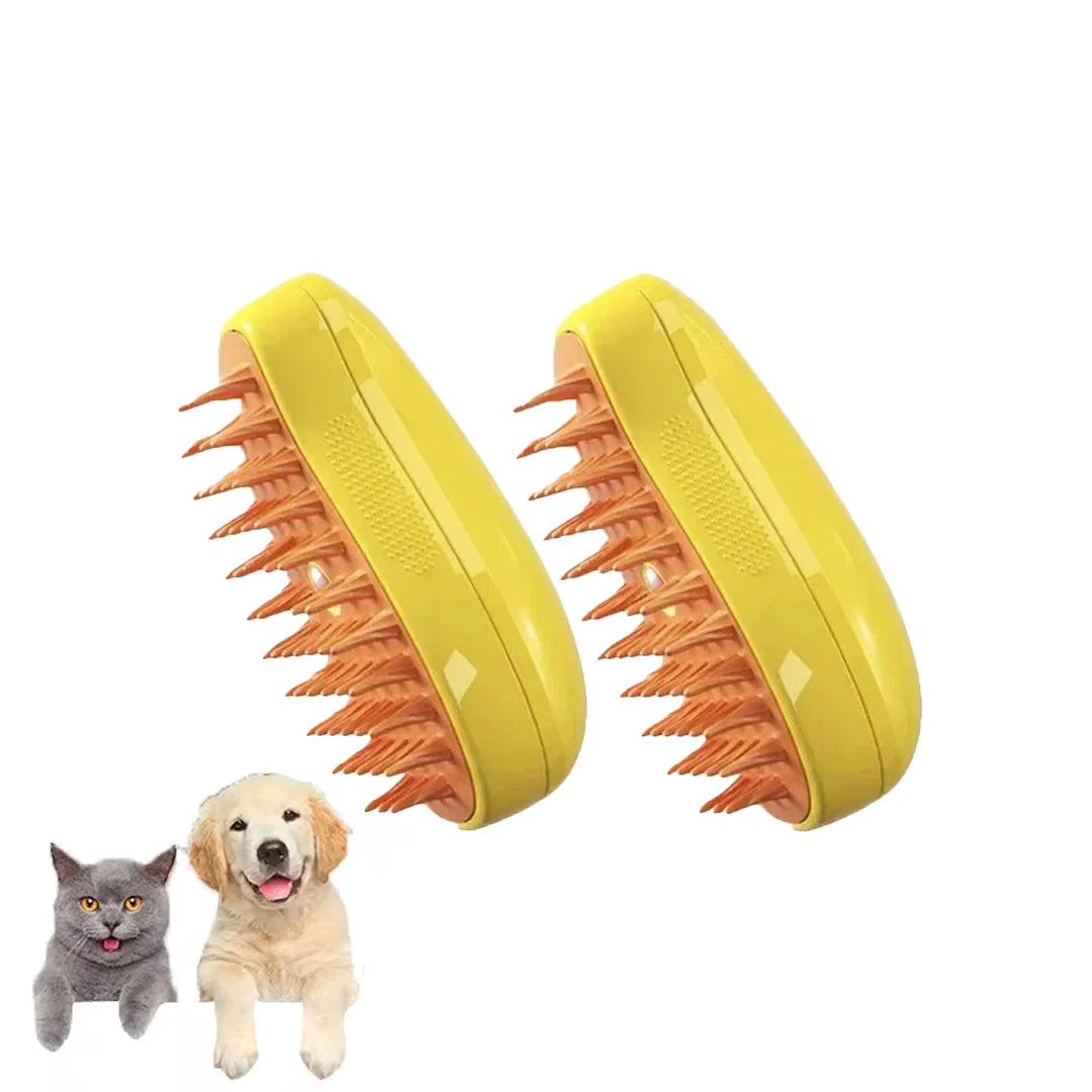 Stress-Free Pet Grooming Steam Brush